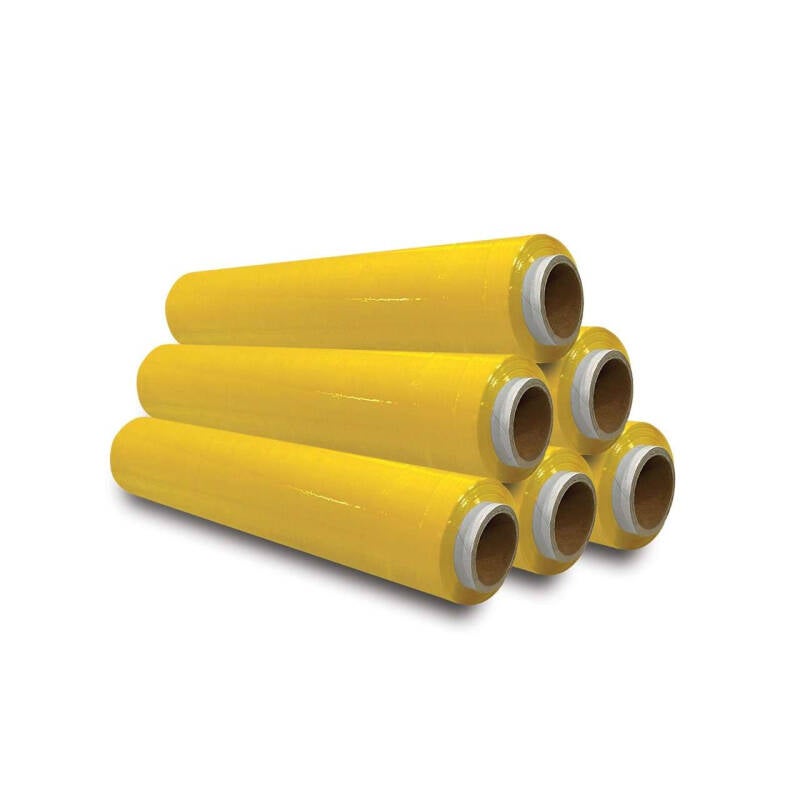 Yellow Shrink Wrap 400mm x 250m 20mu – Standard Core